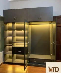 Tủ Quần Áo Nhựa Cánh Kính – TCK22